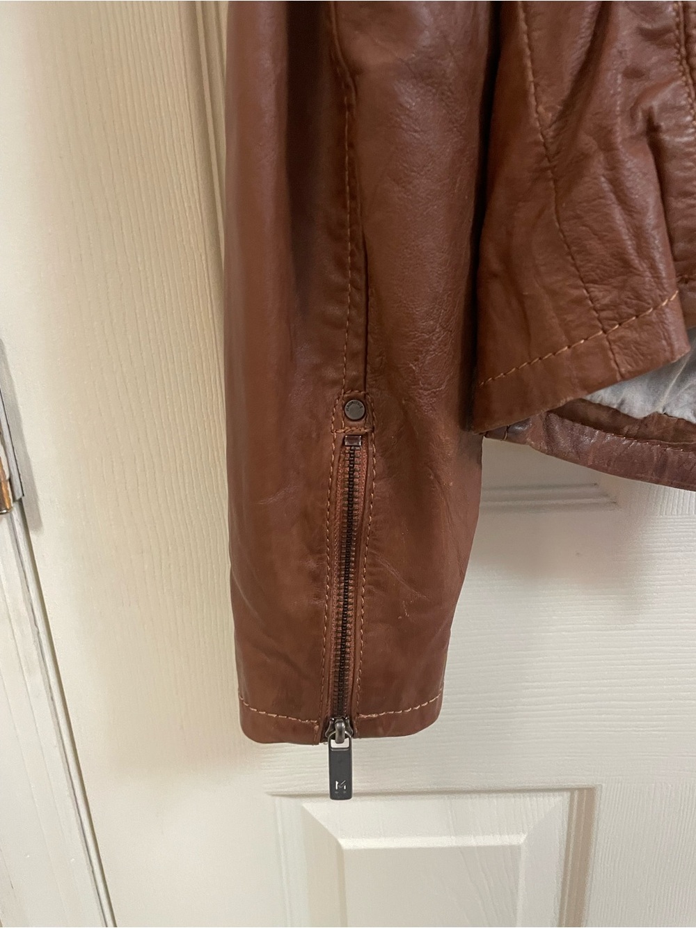 Brown Leather Mauritius Jacket - Women's - Picture 5 of 7